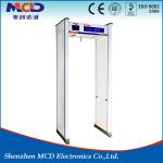 8 detecting zones Walk Through Gate Large LCD dIsplay full body scanner and high