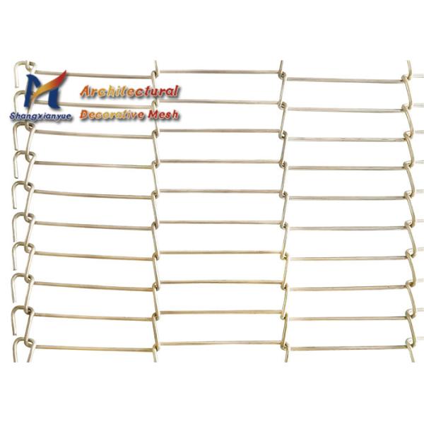 Curtain Spiral Wire Mesh 1.6mm 50mm 304 Stainless Steel Mesh Screen