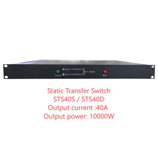 Buy STS Dual Power Static Transfer Switch With A Supply Capacity Of 6KVA Features Dual AC Circuits Enables Automatic Uninterrupted Power Switching at wholesale prices