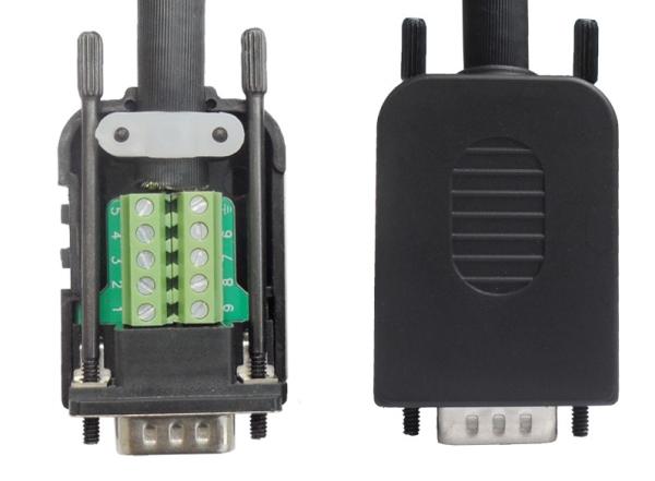 Buy DB9 Male / Female with box terminal block adapter at wholesale prices