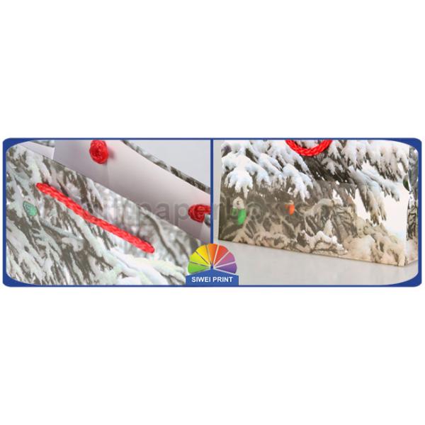 Reusable Printing Ivory Paper Gift Bag for Cosmetic Skin Care Packaging