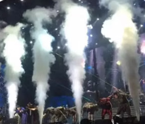 1.2L Oil Drum Volume RGB Light Smoke Machine with Remote Control for DJ Smoke Effects