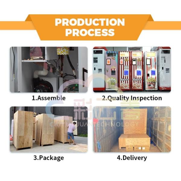 5.6Kg Capacity Automatic Popcorn Dispenser Stainless Steel With LCD Display