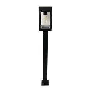 Replaceable E27 LED Bulbs Solar Lamp Post Lights Warm White 77cm Tall