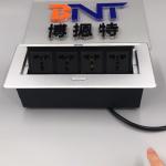 multi functional desktop power pop up socket/desk socket hidden outlets for