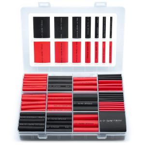 Quality Adhesive Lined Heat Shrink Tubing Kit 3:1 Ratio 200pcs Plastic Material for sale