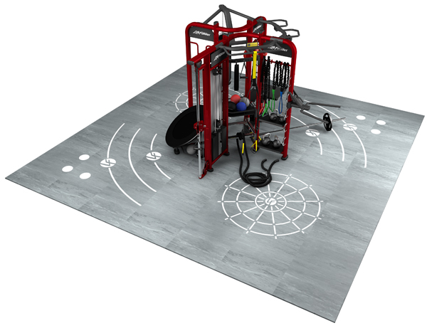 Commercial Grade Synergy Gym Equipment With Accessories Optional