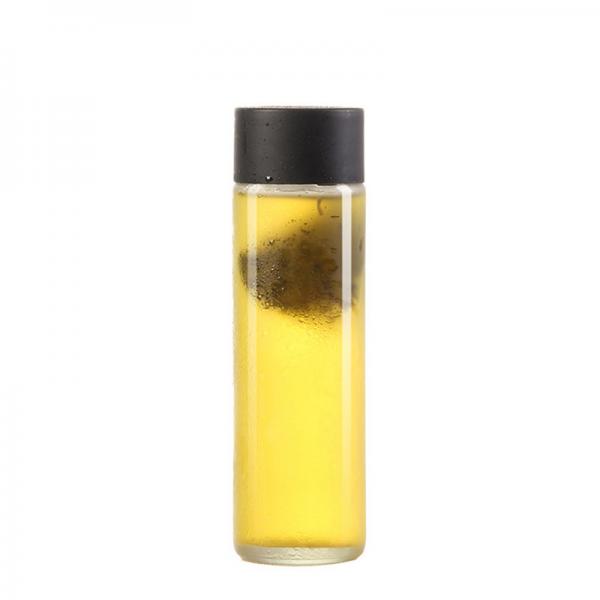 Buy Cold Pressed Glass Beverage Bottle With PP Caps Classic Style Machine Made at wholesale prices