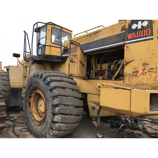 Big Front Wheel Used KOMATSU Loader WA600-1 2002 Year Serial Number 10984