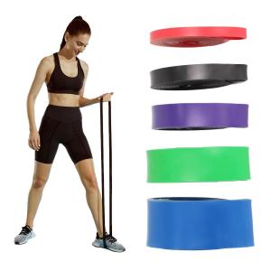 China Custom Latex Stretch Fitness Resistance Bands for Yoga Power Exercise on sale