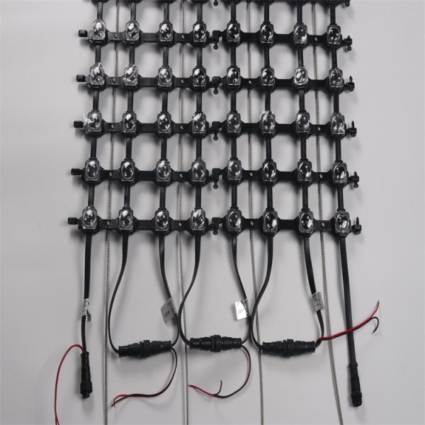 Buy P62.5 High Transparency Flexible LED Mesh Screen Customized For Adevertising at wholesale prices