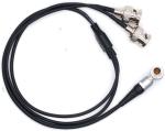 Sound Devices BNC Timecode Cable 0B 5 Pin Right Angle To Double BNC