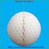 Buy cheap home decoration honeycomb ball white from wholesalers