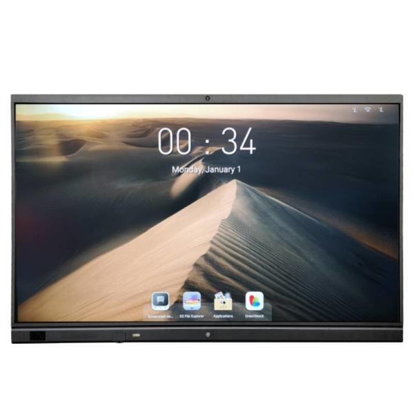55" Interactive Flat Panel , iBoard Smart Screen Display With Built In 12MP