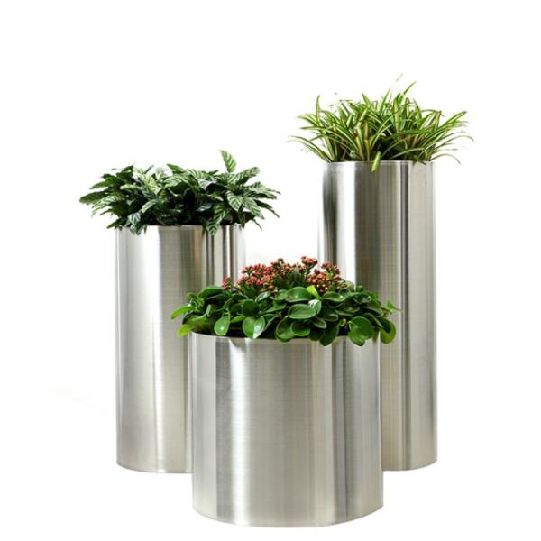 Variety of colors and sizes custom outdoor metal flower pot planter cute