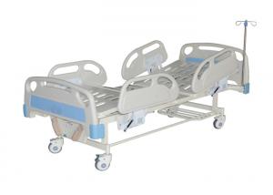 Quality Foldable Medical Hospital Patient Bed Powder Coated Adjustable for sale