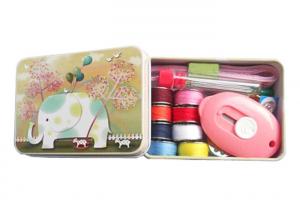 China Helpful Sewing Kits For Adults , Emergency Sewing Kit With Metal Box 11 Contents on sale