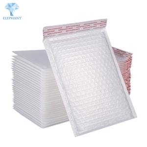 Quality Disposable 4C Printing White Poly Bubble Mailers 6x10'' Eco Friendly for sale