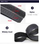 100% nylon adhesive hook and loop tape elastic hook and loop