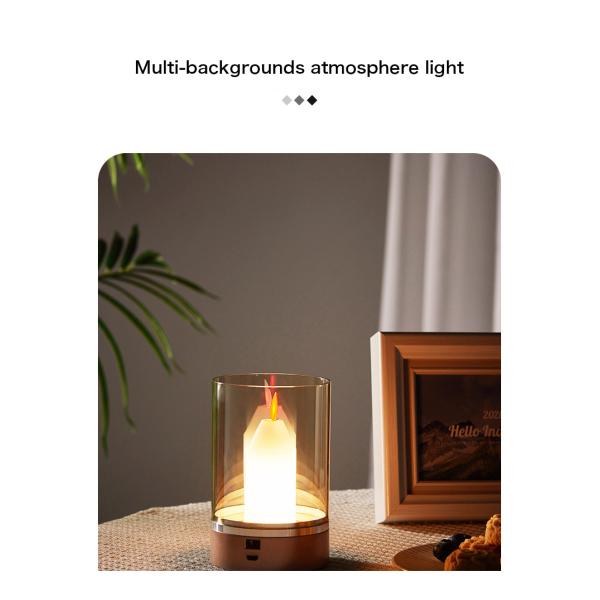 Hand Induction Sensor LED Candle Night Light , Smart Home Lights For Restaurant