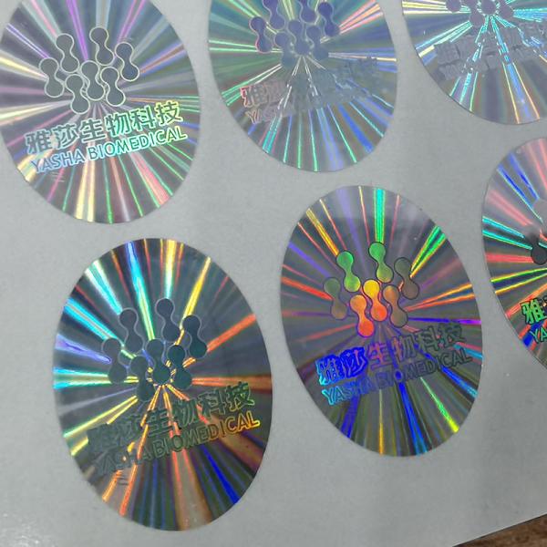 Buy Custom Printing Holographic Security Stickers Label Reflective at wholesale prices