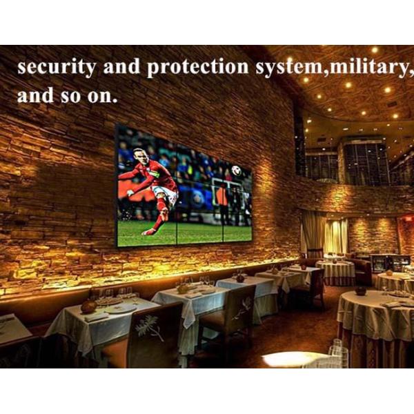 High Definition Wall Mount 4 Screen LCD Video Wall Super Wide Visual Angle