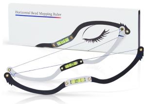 China Black Eyebrow Ruler Microblading Mapping String Marker  on sale