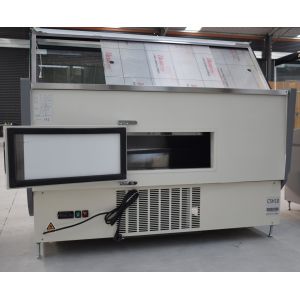 Straight Glass Deli Display Fridge With Plug In Compressor