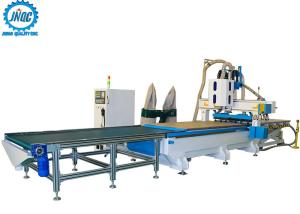 Quality Loading Unloading CNC Machine Panel Furniture Production Line With Boring Head / Drilling for sale