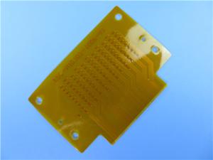 Quality Double Layer Thin Flexible PCB on Polyimide With 0.5oz Copper and Immersion Gold For WiFi Antenna for sale