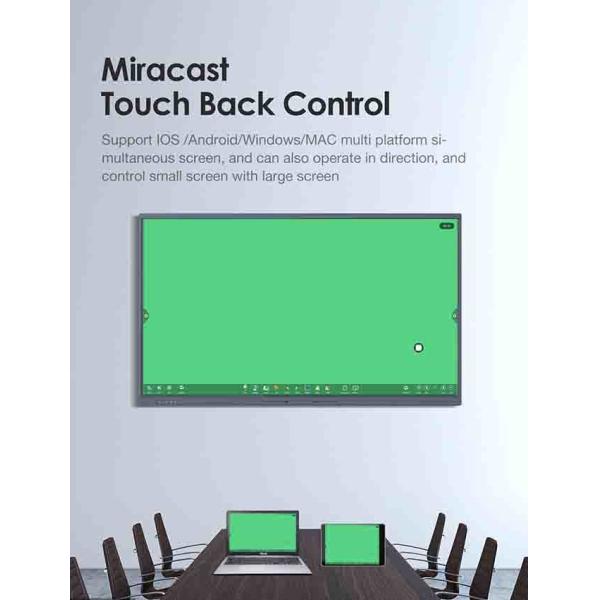 LGS pen white interactive flat panel bright class interactive flat panel with pc Big size touch screen interactive smartboards for school touch