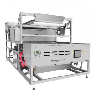 Quality WenYao New Wet Recycled Amber Glass Color Sorting Machine Line Glass Cullet Color Sorter Machine Line for Broken Glass for sale