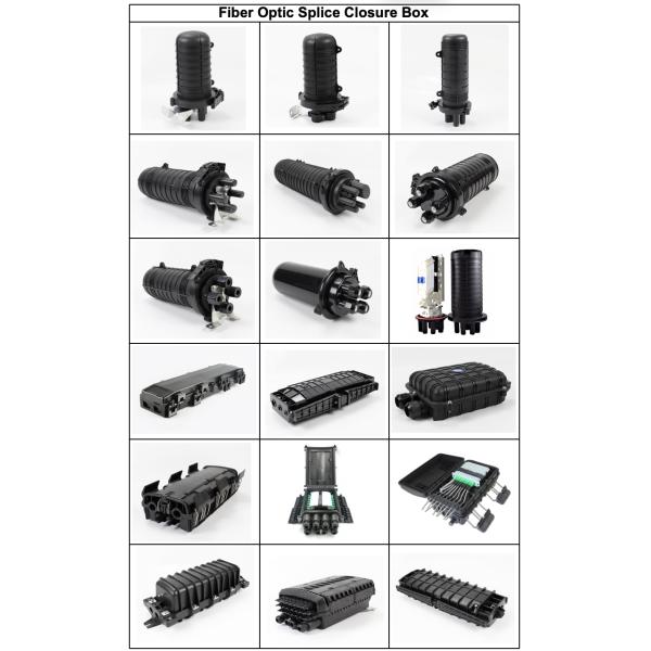 FTTH 4 Port Vertical Fibra Optica Splice Enclosure Box 12fo 24fo 48fo FOSC Mini Size