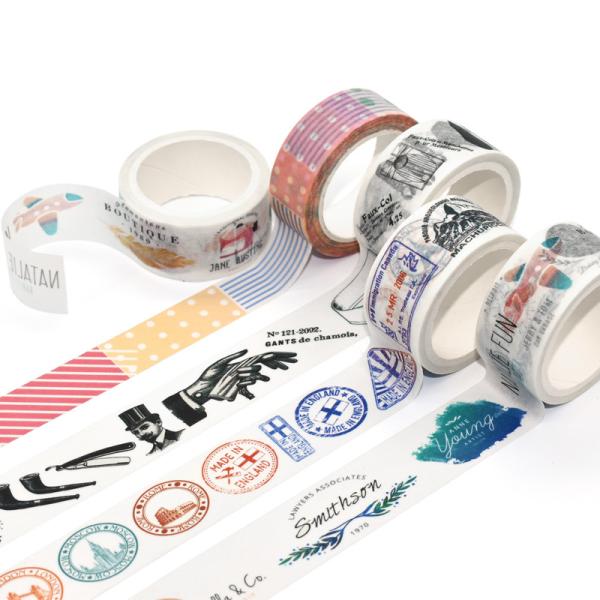 Custom Printed Design Own Adhesive Japanese Colored Washi Tapes