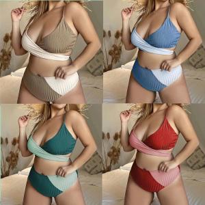 Quality Color Matching Plus Size String Bikini Strap Plus Size Womens Bathing Suits for sale