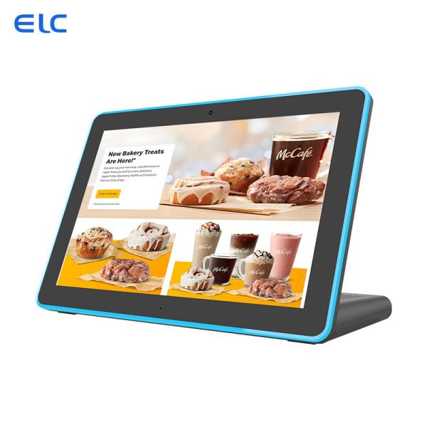 Buy Anti Theft L Shape RK3288 POE Touch Display Desktop Android Tablet With Led Lights at wholesale prices