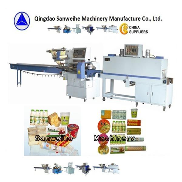 Buy Full Sealing Type PLC Control Shrink Wrap Packing Machine Form Fill Seal Packaging Machine at wholesale prices