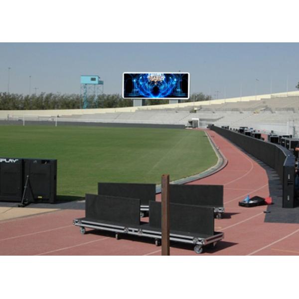 Outdoor Stadium LED Display Waterproof Have a Mask 10000pixel/㎡ Pixel Resolution