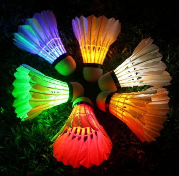 Buy DARK NIGHT COLORFUL LED BADMINTON FEATHER SHUTTLECOCKS CHEAP PRICE WITH HIGH QUALITY at wholesale prices