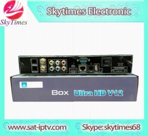 China Jynxbox ULTRA HD V12 FTA digital satellite receiver support cccamd and newcamd sharing iks receiver on sale