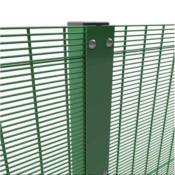 Green Clearvu Anti Climb Mesh Panels High Security Galvanized 358 Iron Garden