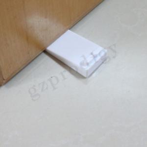 China Sturdy Nontoxic PVC Door Stopper , Anti Slip Plastic Wedge Door Stop on sale
