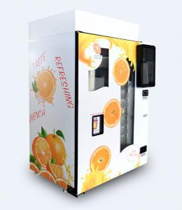 China 100% Pure Orange Juice Vending Machine Automatic With Easy Payment Way Cash / Coin on sale
