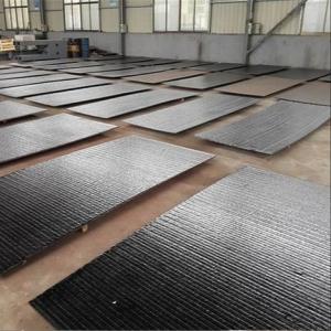 Quality CrC Wear Plate 1500x3000mm 1200x2400mm hardfacing Cladded Plate Chromium Carbide Overlay Wear Plate for sale