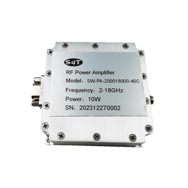 Buy 2-18GHz Ku Band Communication Module PSat 50 W Linear RF Power Amplifier With Ldmos Technology at wholesale prices