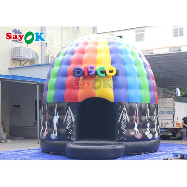 Tarpaulin Inflatable Air Tent With LED Light PVC Party Tent Advertising