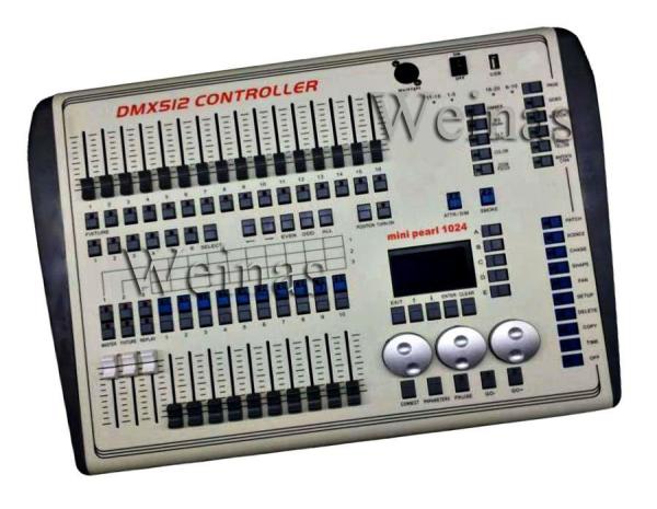Buy 1024 Mini Pearl DMX Lighting Controller / Small DMX Controller 10 Scene Can Read at wholesale prices