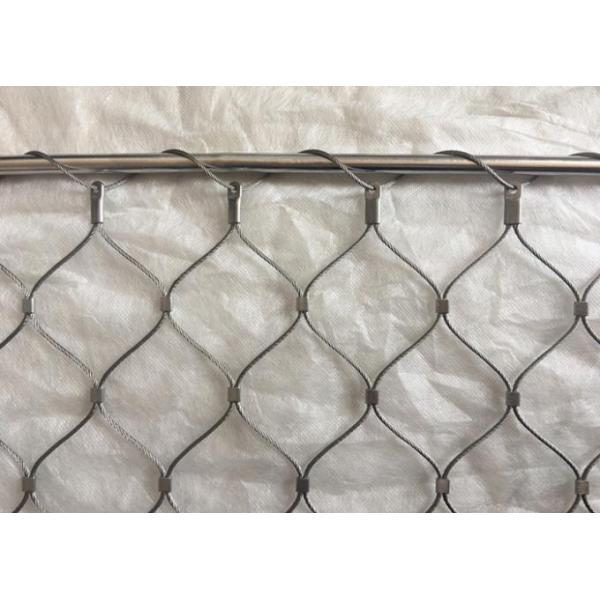 Ferruled Style X-Tend Stainless Steel Cable Wire Mesh Netting For Zoo Breaking Resistant 2