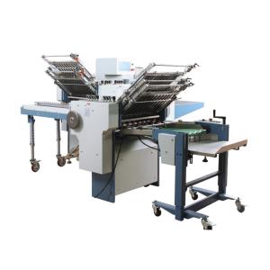 China Large Format Booklet Folding Machines With 530mm Width Belt Driving Pile Feeder on sale