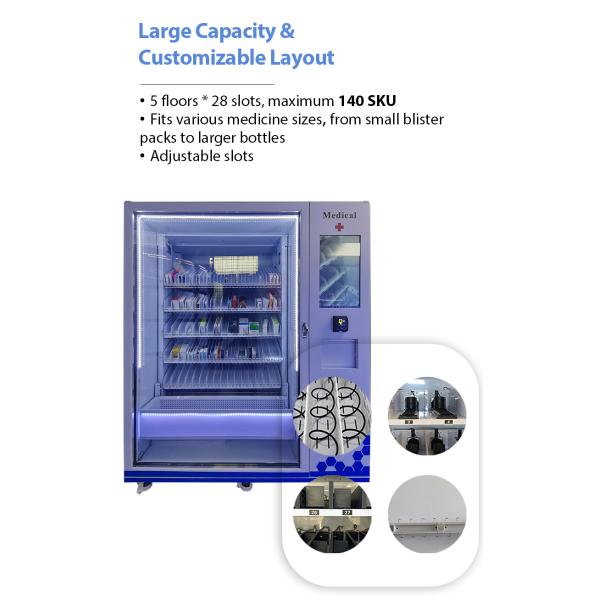 Healthy Workforce Pharmacy Vending Machine For Workplaces Factories With Fast And Easy Access To Essential Medicines